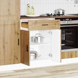 vidaXL Kuhinjska osnovna omarica Porto artisan hrast inženirski les | Shoptok.si