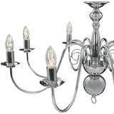 Luster srebrni 8 x žarulja E14 | shoptok.hr