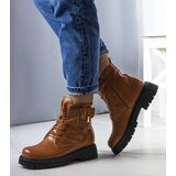 D/CEO Black patent leather strada boots Cene