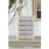 light grey light grey wash towel set (5 pieces)