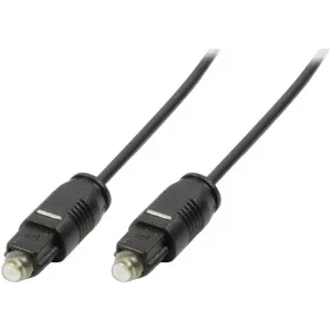 Toslink digitalni audio priključni kabel 10.00 m crna (mat)