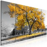  Slika - Autumn in the Park (5 Parts) Narrow Gold 225x90 Cijene
