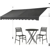  montelux easy 350x120cm siva balkonska tenda ( 1965 ) Cene