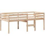  Visoki krevet s krovom 90 x 190 cm od masivne borovine | shoptok.hr