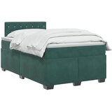  Boxspring krevet s madracem Tamnozelena 120 x 190 cm Baršun | shoptok.hr
