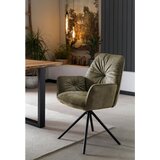 Livetastic Naslanjač Vintage, Zelena, Vrtljiv | Shoptok.si