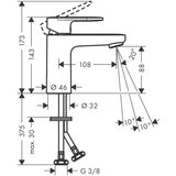 Hansgrohe 71580000 vernis blend 100 armatura za umivalnik | Shoptok.si