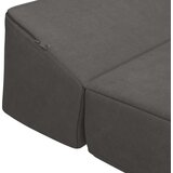 SOFA na razvlačenje Tamnosiva 200 x 70 x 10 cm Baršun | shoptok.hr
