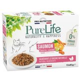 Pro Nutrition pure life cat sos za mačke - losos, šargarepa i citrusno voće 12x85g | ePonuda.com