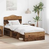  Okvir za krevet Staro drvo 90 x 190 cm Čvrsto borovo drvo | shoptok.hr