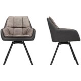 Bessagi Home naslanjač billy, siva, vrtljiv | Shoptok.si