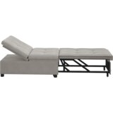  Kauč na razvlačenje 3-u-1 svjetlosiva tkanina | shoptok.hr