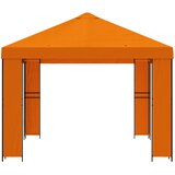 Gazebo 4 × 3 m Narančasta Poliester i čelik 190 gsm | shoptok.hr