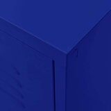 vidaXL TV omarica mornarsko modra 105x35x50 cm jeklo | Shoptok.si