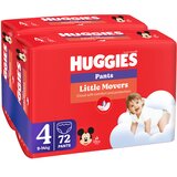 Huggies Pelene gaćice Little Movers, Duo Pack (4), 9-14 kg, 72 komada | ePonuda.com