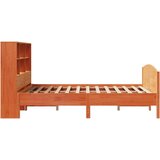  Krevet s regalom za knjige bez madraca 150x200 cm od borovine | shoptok.hr