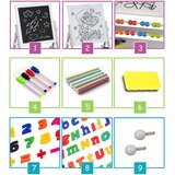 Ricokids magnetska okretna ploča za kredu - siva | shoptok.hr