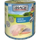 Varčno pakiranje MAC´s Cat 12 x 800 g - Losos & piščanec