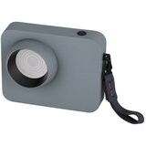 Nova Luce Prašno modra kovinska LED zatemnitvena namizna svetilka (višina 11 cm) Kedros – Cene