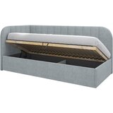 MID.YOU OBLAZINJENA POSTELJA 90 cm x 200 cm , les, tekstil, leseni material metino turkizna | Shoptok.si