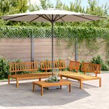  4-dijelni set vrtnih sofa od paleta od masivnog drva bagrema | shoptok.hr