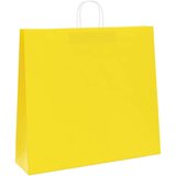  Papirnate vrećice 250 kom s ručkama žute 54x15x49 cm | shoptok.hr