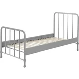 Vipack Sivi dječji krevet 90x200 cm Bronxx -