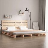  Posteljni okvir 120x190 cm trdna borovina 4FT, (20904738) | Shoptok.si