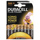 Duracell Alkalne baterije Plus Power MN2400B8 AAA (8 kos), (20829570) | Shoptok.si