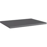 Police za knjige 4 kom visoki sjaj sive 40x30x1,5 cm od iverice | shoptok.hr