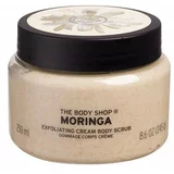The Body Shop Moringa Exfoliating Cream Body Scrub zaglađujući piling za tijelo 250 ml