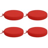 Jastučići za sjedenje SOEST 4 kom. 100% poliester Crvena - Crvena 35 x 35 x 7 cm Poliester | shoptok.hr