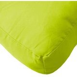  Jastuk za palete jarkozeleni 60 x 40 x 12 cm od tkanine | shoptok.hr