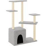  Penjalica za mačke sa stupovima za grebanje svjetlosiva 107,5cm | Eponuda.com
