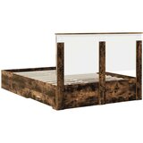  Konstrukcija postelje z vzglavjem Dimljeni oreh 140 x 200 cm, (5000103245) | Shoptok.si