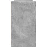  Komoda s LED svjetlima siva boja betona 123x37x67 cm | shoptok.hr