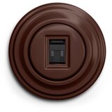  Kliklap - Retro mrežna utičnica sa okvirom, braon | Eponuda.com