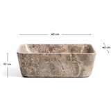 Kave Home Sivi kameni umivaonik 40x40 cm Darnen – | shoptok.hr