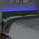  LED posteljno vzglavje temno zeleno 160x5x78/88 cm žamet, (20933611) | Shoptok.si