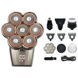 INF 7D plavajoči električni brivnik &amp;ndash; 7 rezil, LED, Type-C 900mAh Gunmetal, (5000287208) Slike