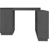  Radni stol sivi 110 x 50 x 75 cm od masivne borovine | shoptok.hr