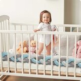 Ricokids omot za krevetić 2m - plavo-siva | shoptok.hr