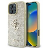 Guess FIXED GLITTER BIG 4G OVITEK ZA IPHONE 16 PRO MAX GOLD CASE COVER, (21897024) | Shoptok.si
