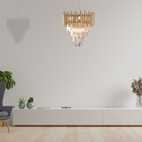  Kristalni luster na lancu MADISON 9xE14/40W/230V zlatna | Eponuda.com