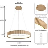  Brilagi - LED prigušiva luster na sajli FALCON MODERN LED/54W/230V 60 cm bež + daljinski upravljač | Eponuda.com