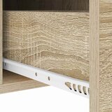  Noćni ormar Sonoma hrast 30 x 48 x 61 cm Konstruirano drvo | shoptok.hr