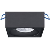 Ugradno spot svetlo BALI 1xGU5,3/MR16/25W/12V, kvadratno, crno | Eponuda.com