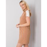 RUE PARIS Dress-HG-SK-5446.21-camel | Shoptok.si