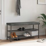  Jastučić za klupu Plišani kord Svjetlosiva Dubina 35 cm | shoptok.hr