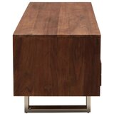 Premier Housewares TV komoda od masivnog bagrema u tamnoj prirodnoj boji 140x52x50 cm Simla – | shoptok.hr